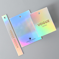 Étiquettes holographiques pour vêtements, étiquettes holographiques laser avec logo pour produits