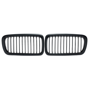 Bmw E38 Front Air Intake Grille Matte Black <b>Abs</b> Plastic Bumper Replacement Part 51138125811 - Product Image 1