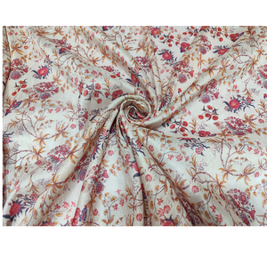 Tissu satiné 100% polyester imprimé multicolore pour la couture DIY des filles, artisanat, robe de mariée, tissu décoratif doux, lisse et brillant - Product Image 1