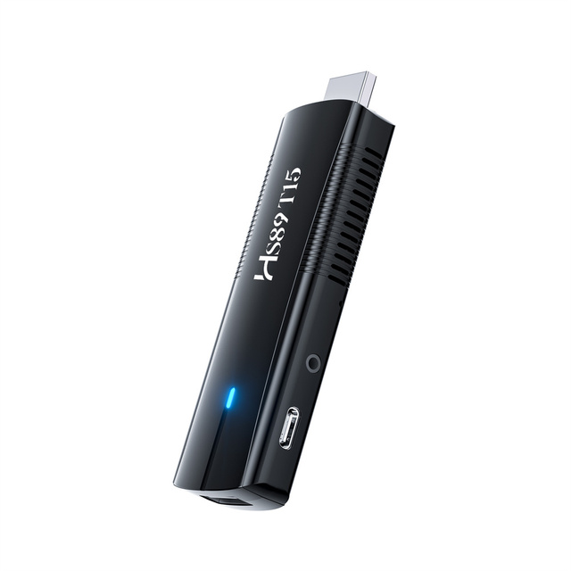 HS89 T15 RK3539 2GB RAM 16GB ROM Stick Tv 4k Android 14 Tv Stick 2GB 16GB Dual Wifi6 BT Smart Tv Box Set-Top Box