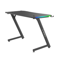 Escritorio de Computadora para Juegos Wquantum Ajustable y Convertible con Iluminación RGB, Marco Metálico y Refrigeración - Precio Económico para Uso en Oficina en Casa