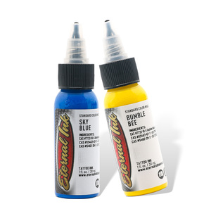 หมึกสักแท้ Eternal <span class=keywords><strong>Tattoo</strong></span> <span class=keywords><strong>Ink</strong></span> 30 มล. / 1 ออนซ์ สีสำหรับสัก ผลิตในสหรัฐอเมริกา - Product Image 1