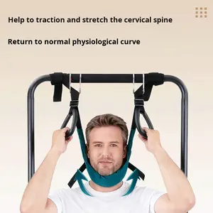 Dispositif de traction cervicale en polypropylène pour adulte, utilisation à domicile, support de colonne cervicale, étirement, traction fixe suspendue, <span class=keywords><strong>correcteur</strong></span> sans perçage - Product Image 2