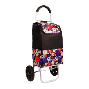 Chariot de courses pliable portable avec roues - Product Image 2