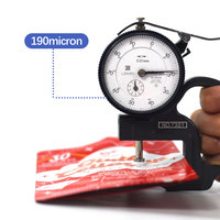 Emballage en plastique imprimé personnalisé, pochette debout, capsules, petits sacs en feuille d'aluminium stratifiés pour pilules mylar ziplock
