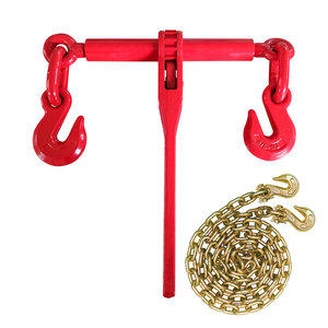 ISO प्रमाणित 3/8 "5/16" G70 पीले गैल्वेनाइज्ड ट्रक परिवहन टइंग बिंदर चेन - Product Image 3