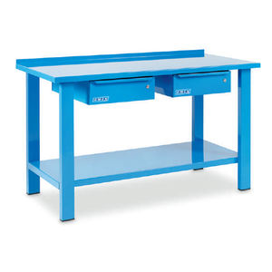 Établi OMCN 1500x700x850mm avec plateau en acier et 2 tiroirs - Product Image 1