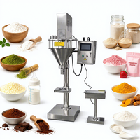 Machine de remplissage semi-automatique à vis sans fin pour poudres, micro-remplisseuse la plus vendue