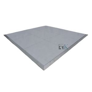 Pista de Baile Blanca con Bordes de Aluminio, Pista de Baile Vintage para Bodas, Estable - Product Image 1