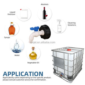 Tonjet IBC Musluk Bölme Kaplaması Musluk Seti, Manuel Küresel Vana S60x6 - 3/4 inç Dişi Dişli Adaptörlü, Su Deposu Drenaj Musluğu 1 Adet - Product Image 2