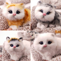 Peluche personnalisée chat endormi réaliste en tissu Mudbray 300g, jouet en peluche pour tous les âges