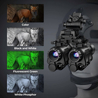 Цифровые очки ночного видения 2K NVG30 с креплением на шлем, тактический монокуляр для охоты, 4 цветовых режима, HD-запись и воспроизведение, OLED-дисплей