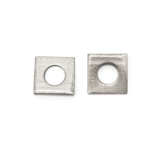 Rondelles carrées biseautées personnalisées OEM ODM, cales métalliques pour nivellement, en acier au carbone galvanisé pour le nivellement par cales - Product Image 2