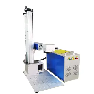 Derin gravür 30w 50w 100w taşınabilir masaüstü fiber lazer markalama makinesi takı gravür makinesi
