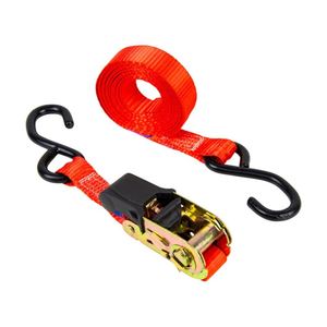 Sangles d'arrimage <span class=keywords><strong>à</strong></span> <span class=keywords><strong>cliquet</strong></span> robustes Easylifting YL1-062 de 1 pouce, 800 kg, avec <span class=keywords><strong>sangle</strong></span> en polyester et crochet en S ou double crochet en J - Product Image 3