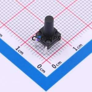 KH-6X6X12H-TJ-FS Tactile Switch Through hole Component (THT),6x6mm Switch 6mm 6mm 12mm - Product Image 1