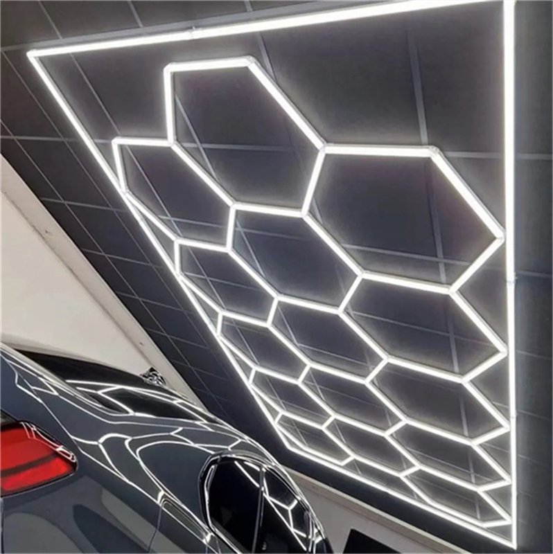 New Factory Detailed Work Light Honeycomb Led Light New Hot Ceiling Lights for Garage Working