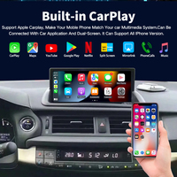 Écran tactile sans fil Carplay Android Auto 10.25 ''pour Lexus CT 2011-2019 Récepteur radio multimédia Unité principale