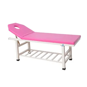 Mesa de massagem de moxabustão SPA para cama de massagem clínica hospitalar de aço inoxidável barata de beleza de palco de venda quente