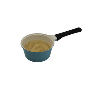 No-stick el tratamiento superficial <span class=keywords><strong>de</strong></span> <span class=keywords><strong>la</strong></span> <span class=keywords><strong>pintura</strong></span> sin cubierta <span class=keywords><strong>de</strong></span> aluminio 18 cm salsa olla - Product Image 6