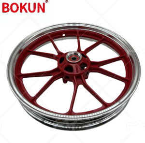 Nuevo <span class=keywords><strong>BOKUN</strong></span> NITROX250 Series 17 pulgadas Disco delantero de 10 radios Tambor trasero y cubo de rueda de aleación de aluminio de doble freno - Product Image 4