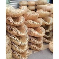 Tissé naturel fait main Restaurant japonais éclairage décoratif en bois bambou lustres créatif rotin pendentif canne suspendu