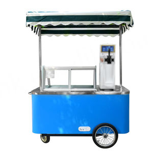 รถเข็นขายไอศกรีมไฟฟ้าสไตล์อิตาลี ความจุขนาดใหญ่ ผลิตภัณฑ์คุณภาพสูง สำหรับใช้งานกลางแจ้ง - Product Image 1