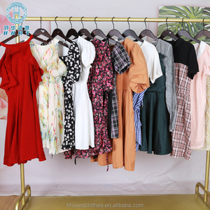 Lotes al por mayor de vestidos usados para mujer, de poliéster/algodón, tallas mixtas para adulto, de verano, suministro directo de fábrica - Product Image 1
