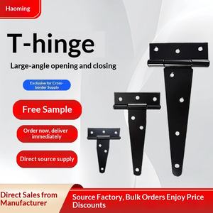 Bisagra en T de Acero Laminado en Frío de Alta Resistencia para Uso en Exteriores, con Gran Ángulo de Apertura, para Puertas de Madera, Cercas y Graneros - Product Image 3