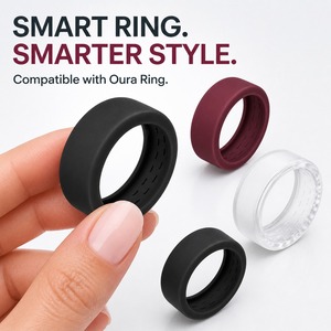 Coque de protection en silicone multicolore pour Oura Ring 5/4 Galaxy Ring RingConn Ultrahuman – Changez votre look avec ce pack de protection pour bague intelligente - Product Image 1