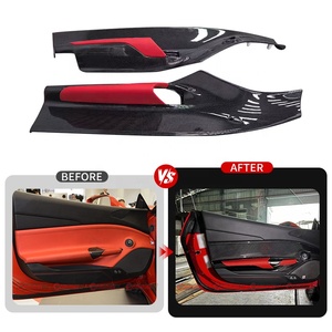 อะไหล่รถยนต์คุณภาพดีที่สุด สไตล์ OEM คาร์บอนไฟเบอร์แห้ง แผงประตูรถยนต์ สำหรับ Ferrari 488 - Product Image 4