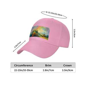 Casquette de camionneur incurvée à 5 panneaux de style sportif américain casquette sublimée de couleur unie pour les sports de plein air modèle casquettes - Product Image 6