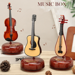 Adornos de guitarra creativos, <span class=keywords><strong>caja</strong></span> de música, decoración de escritorio, <span class=keywords><strong>instrumento</strong></span> <span class=keywords><strong>Musical</strong></span> clásico, <span class=keywords><strong>caja</strong></span> de sonido, <span class=keywords><strong>caja</strong></span> de música de Pipa <span class=keywords><strong>China</strong></span> - Product Image 4