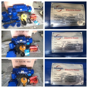 Nhà Máy Cung Cấp Hội Thảo Kho Pendent Dòng Điều Khiển Dây Rope Micro I-Chùm Theo Dõi Mono Đường Sắt Xe Đẩy Tốc Độ Kép Palăng Điện - Product Image 5