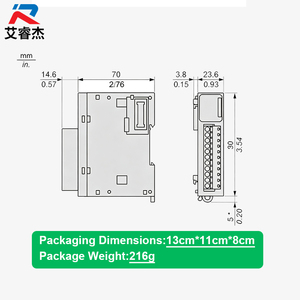 Nouveau module de sortie transistor 8 points TM3DQ8T d'origine, PNP 24VDC, module E/S numérique PLC, contrôleur logique programmable Modicon TM3 - Product Image 2