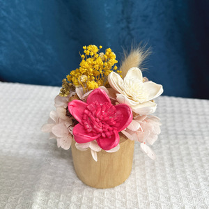 Fleurs séchées en bois de <span class=keywords><strong>jasmin</strong></span> de 4 cm en gros, en stock, écologiques, longue durée, style jardin, décoration intérieure, Fête des Pères - Product Image 2