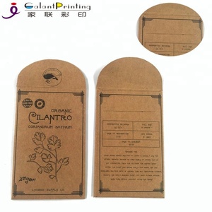 Nhà Máy Tùy Chỉnh Tái Chế Mini Nhỏ Giấy Kraft Hoa Dại Hạt Giống Gói Gói Đồng Xu Hạt Giống Gói Túi Phong Bì Cho Hạt Giống Gói - Product Image 3
