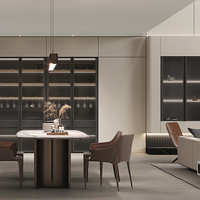 Meubles sur mesure pour villa : Armoire de salon haut de gamme, mobilier complet pour toute la maison, personnalisation intégrale