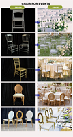 Chaise de réception de mariage empilable la moins chère meubles hôtel banquet chaise Phoenix noire en métal
