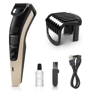 C & C Có Thể Sạc Lại Điện Cắt Tóc Tóc Máy Cắt Tông Đơ Clipper Tiếng Ồn Thấp Cạo Râu Dao Cạo Tóc Có Thể Giặt Clipper Cho Nam Giới