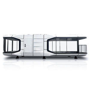Casa prefabricada de diseño moderno y respetuosa con el medio ambiente, contenedor económico para el hogar, oficina, cápsula espacial de acero para acampar para uso en el patio - Product Image 3