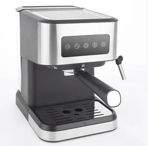 Elektrikli Espresso makinesi 15 Bar veya 20 Bar manuel Espresso makinesi dokunmatik algılama