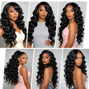 Brazilian Loose <b>Deep</b> <b>Wave</b> Hair Bundles 100% Unprocessed Human Virgin Hair Bundles Multiple length options Hair Weaving - Product Image 6