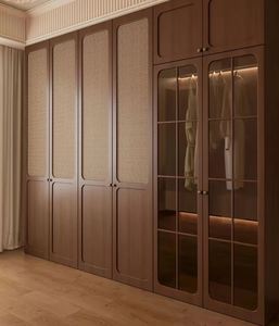 Luxury Modern Foldable Wardrobe Cloakroom Dressing <b>Table</b> Custom Size Furniture High Quality Minimalist for Home Apartment - Product Image 3