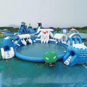 Parc aquatique gonflable géant en PVC, jeux et équipements de <span class=keywords><strong>piscine</strong></span> aquatique extérieure pour jouer - Product Image 1