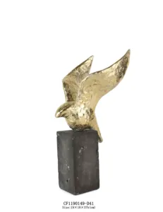 Toptan dekoratif reçine hayvan güvercin güvercin kuş heykeli heykel kapalı ev dekor için