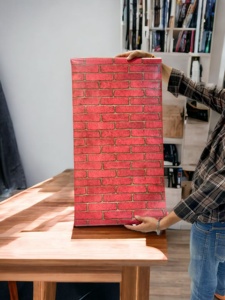 <span class=keywords><strong>Papel</strong></span> Tapiz Vinílico UDK Moderno de PVC, 45cm*1000cm, Impermeable, Autoadhesivo, Ecológico, con Diseño Floral para Uso Doméstico - Product Image 5