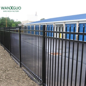 Clôture en fer forgé 6x8 très utilisée, acier revêtu de <span class=keywords><strong>PVC</strong></span>, aluminium, <span class=keywords><strong>PVC</strong></span> plastique, galvanisé à chaud, décorations extérieures pour la maison, la <span class=keywords><strong>piscine</strong></span>, la villa - Product Image 5