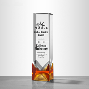 Cao quý hot-bán tùy chỉnh liuli Rubik của <span class=keywords><strong>Cube</strong></span> trụ cột Trophy công ty cuộc họp thường niên giải thưởng nghệ thuật Glass Trophy - Product Image 5