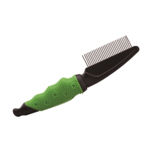 <b>Pet</b> Grooming Comb Stainless Steel Simple for Cats with Ergonomic Purple Handle - Product Image 5